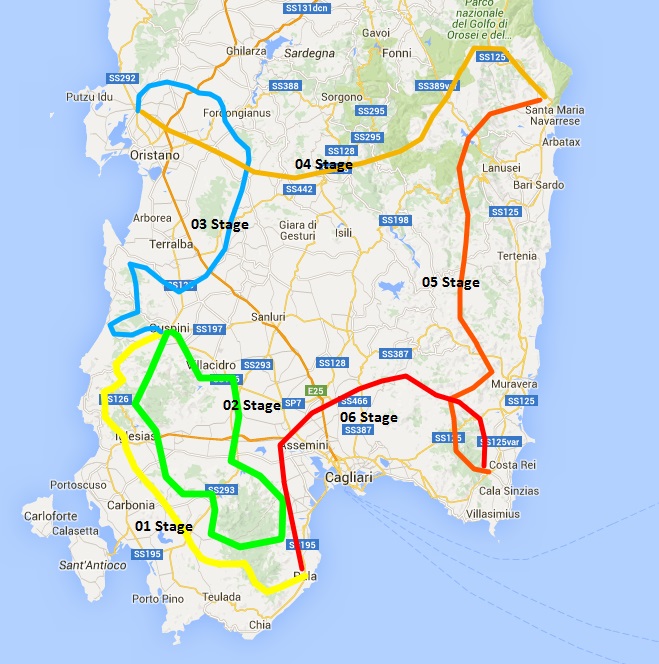 sardinia maps